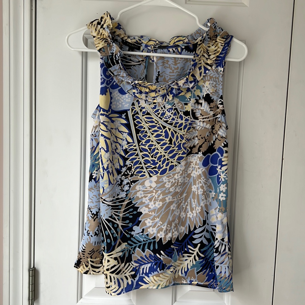 Talbots Flutter Collar Tank